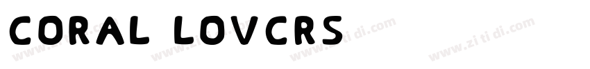 Coral Lovcrs字体转换